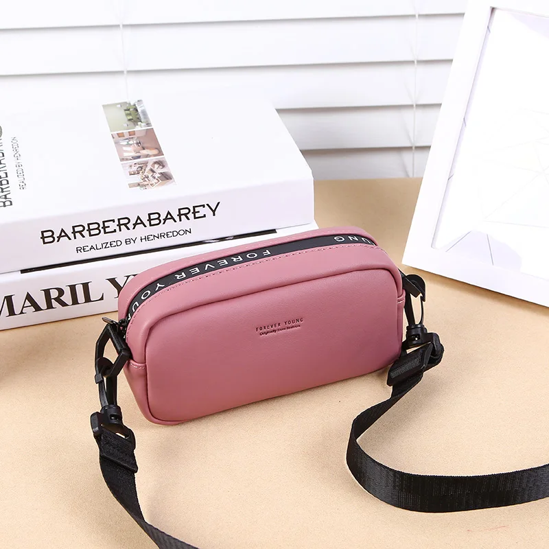 

2021 Newly Simple Designed Crossbody Bag For Women PU Leather Large Capacity Ladies Shoulder Bag Mini Purse