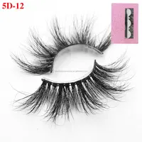 

Private Label 25mm 3D Mink eyelashes custom eyelash packaging box own brand Eyelash package box