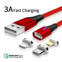 

Greenport Magnetic Type-C Cable Nylon Braided Magnetic 3A Fast Charging & Data Sync Cable