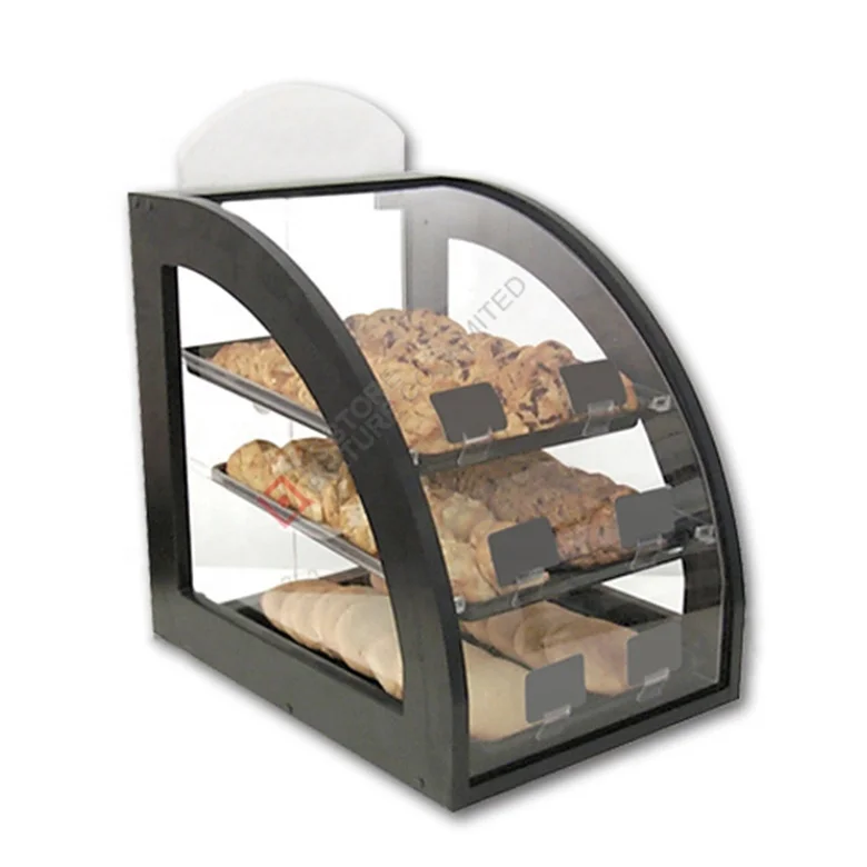 Simple Design 2 Tiers Transparent Acrylic Donut Display Case Buy