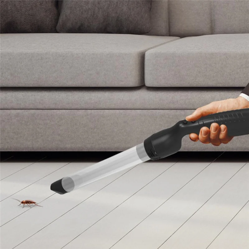 Electronic Insects Catcher Suction Trap Tube Handheld Bug Fly Vacuum