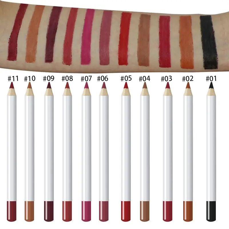 

Wholesale Vendor Make Your Own Makeup Custom Logo Vegan Waterproof Creamy Lip Liner Pencil