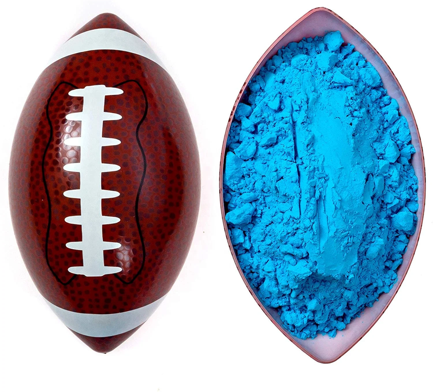Boomwow Wholesale Price Boy Girl Gender Reveal Powder Football Kit Exploding Balls Set With Pink
