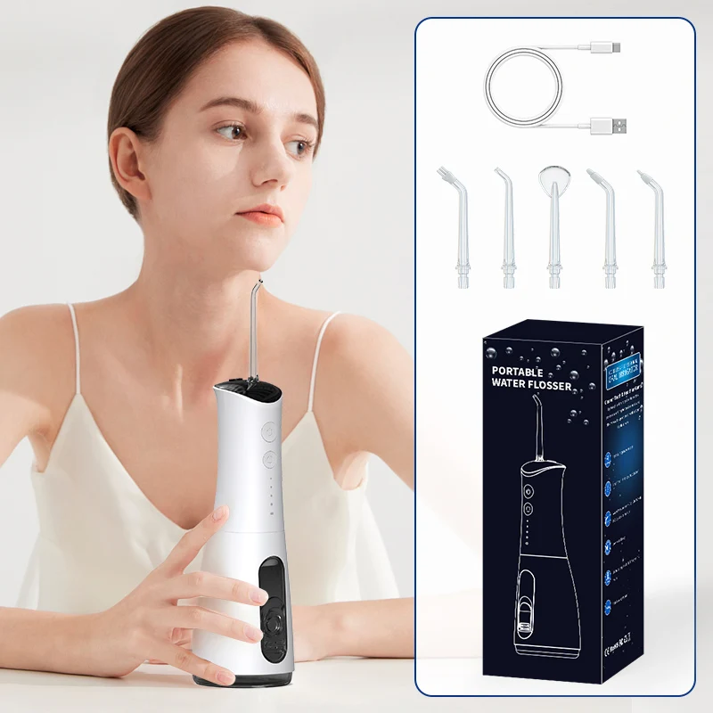 Customizable Logo Dental Flosser Cordless Portable Electric Water Pick Jet for Oral Irrigator Water Teeth Cleaning Jet