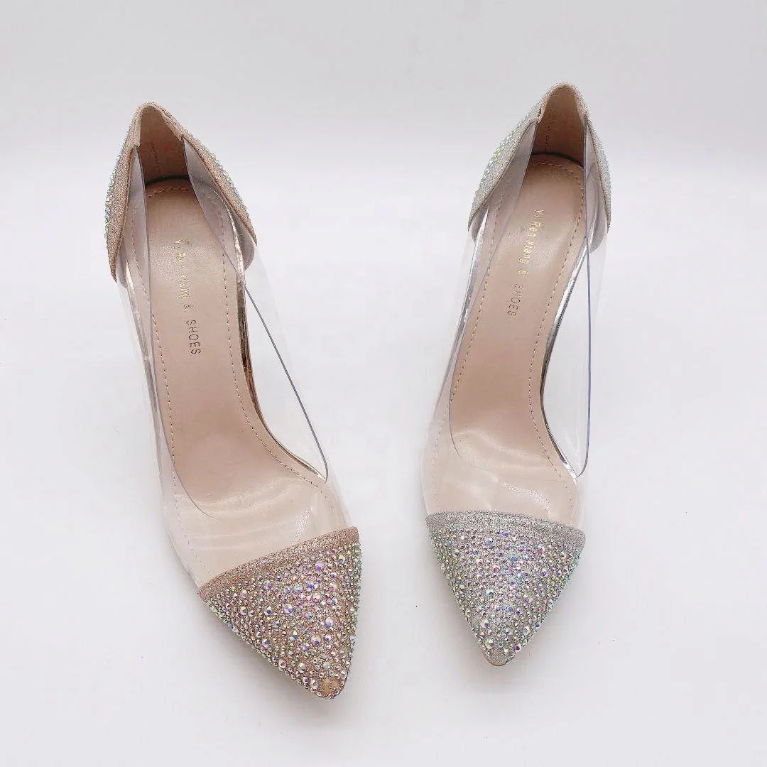 

New Designer Luxury Party Heels for Woman European Hot Sale PU Leather OEM Custom Brand Ladies Pumps Sexy High Heels