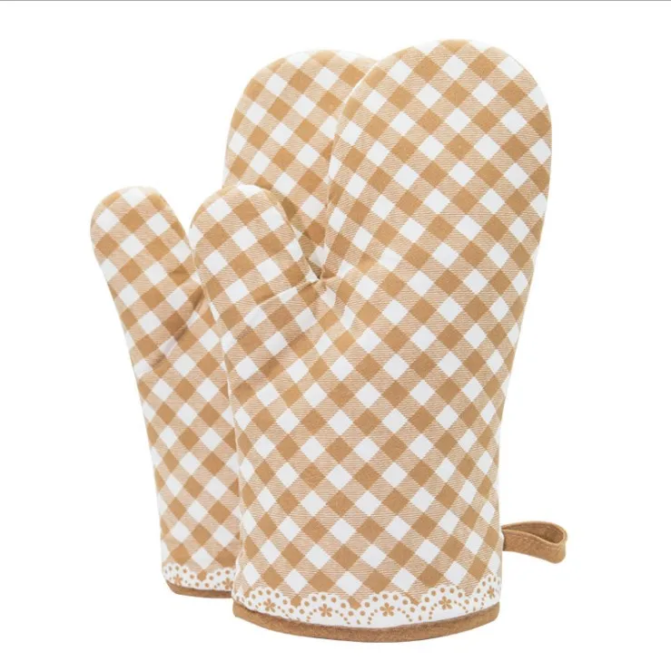 

New Product Heat resistant cotton oven mitt customized logo Kitchen Oven