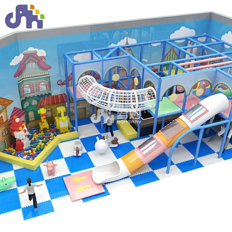 

Fairy tale town theme custom design children commercial indoor playground kids soft play equipment