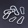 M10*100mm 4 inch Silver Galvanized Clip Keychain Spring Snap Hook