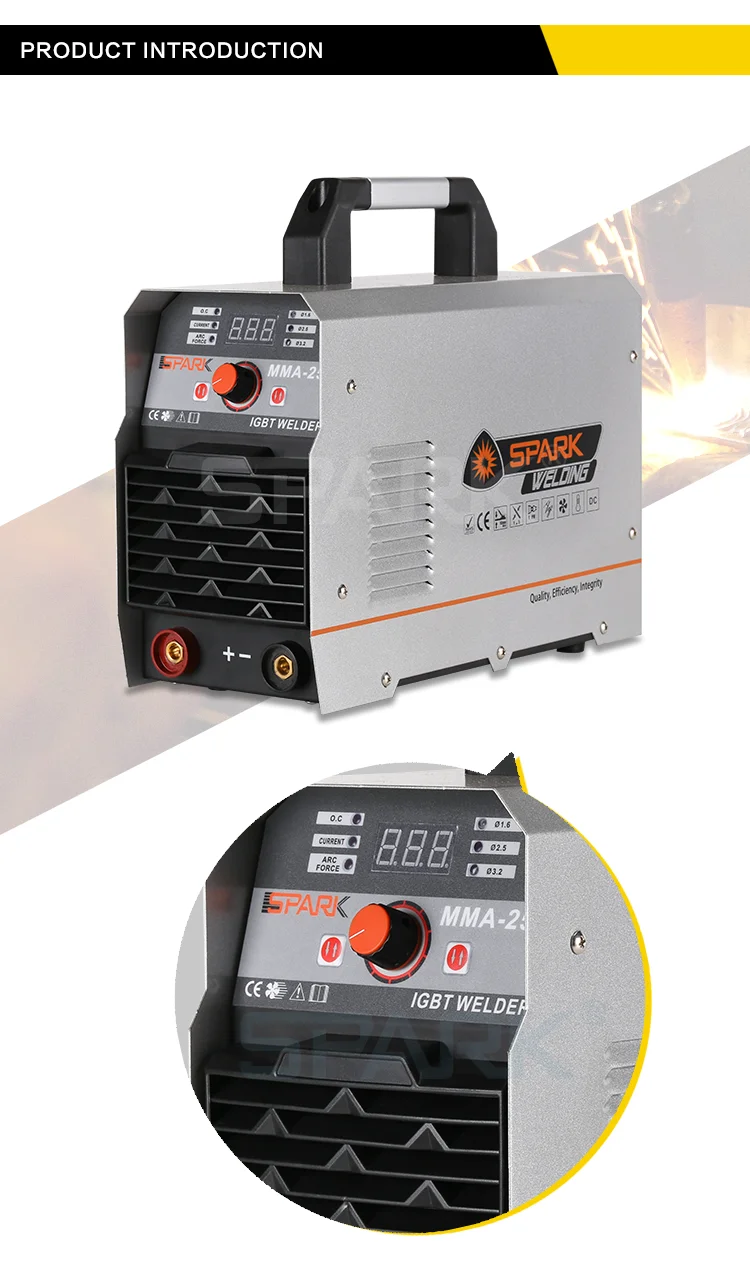 Volt Polska MMA-250 SMART Schweißgerät - IGBT Inverter Für Stahl & Aluminium | 250A