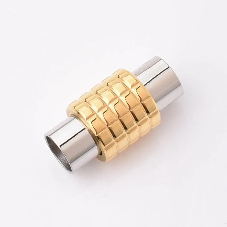 

Hot Sale Strong Magnetic Clasps Locking Leather Gold Silver Bracelets Connectors For DIY Jewelry Making