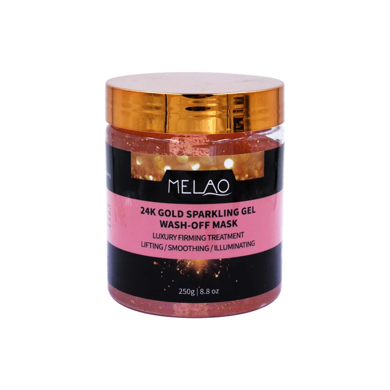 

24K Rose Gold Sparkling Gel Wash-Off Anti-aging Face Mask Nourishing And Whitening Deep Cleaning Mask