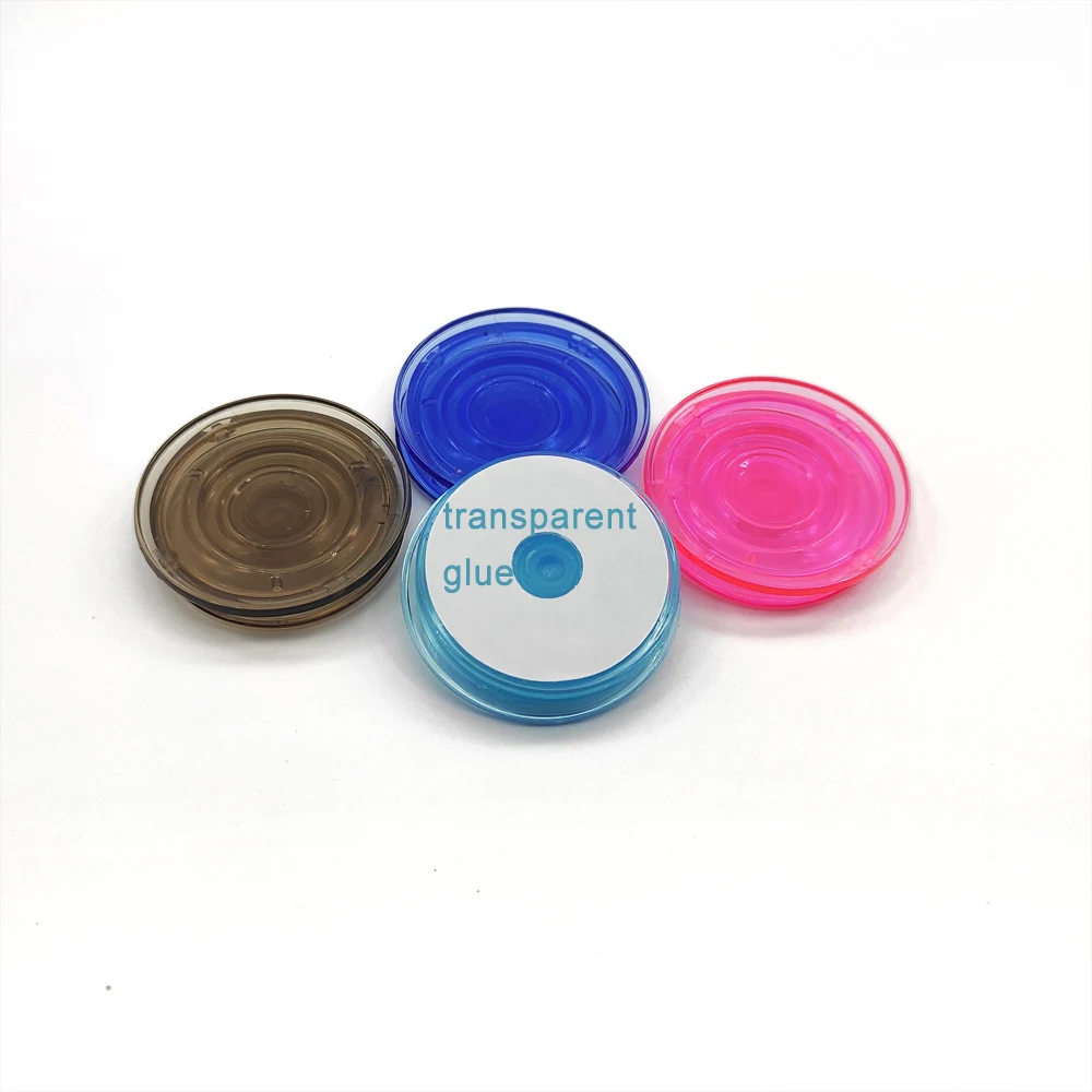 

Dropshipping Korea Hot Sales Transparent Folding Cell Pone Holder Epoxy Resin Glitter Ring Griptok with Free Customized Mockup, Blue, light blue, brown, pink