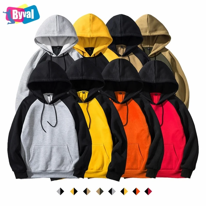 

wholesale high quality men french terry hoodie women custom 100% cotton hoodie streetwear hoodies sweatshirts