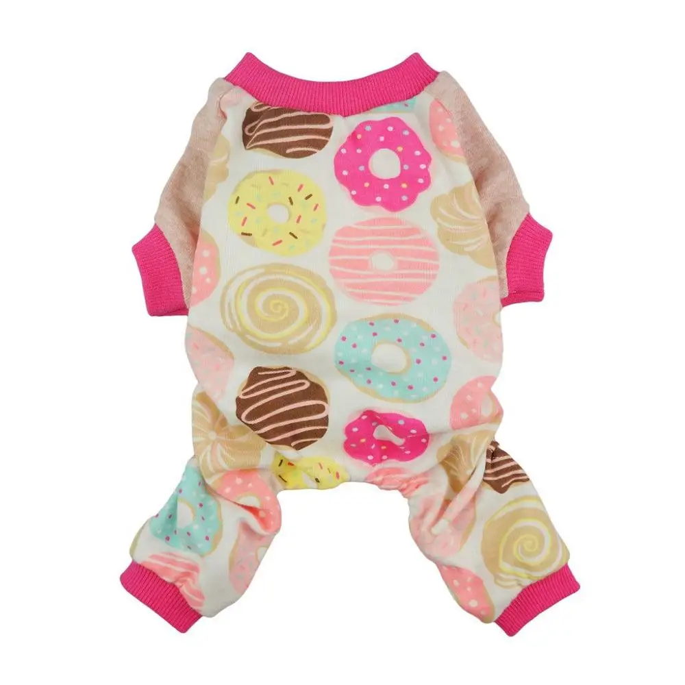 

Dog Apparel Dog Jumpsuit Pet Clothes Pjs Donut Duck Car pet dog pajamas