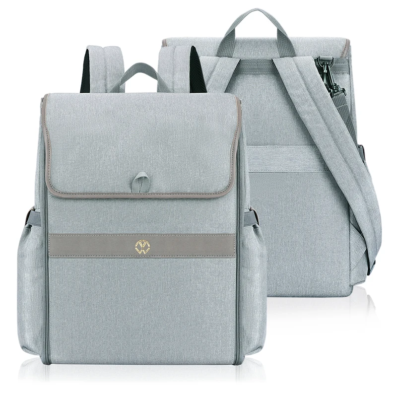 

New cheap multifunction baby diaper bag mommy diaper bag backpack, Grey