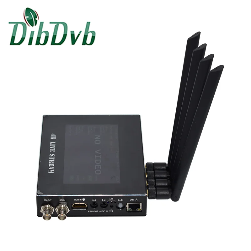 

3 Sim Card bonding live Encoder 4G WIFI Multilink 4K Encoder 1080P Touch Screen