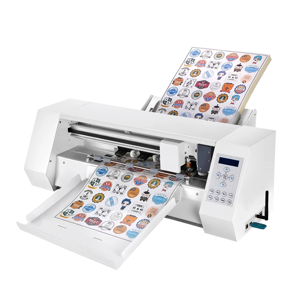 
a3+Automatic paper feed label sticker digital die cutting machine sticker label cutting machine 
