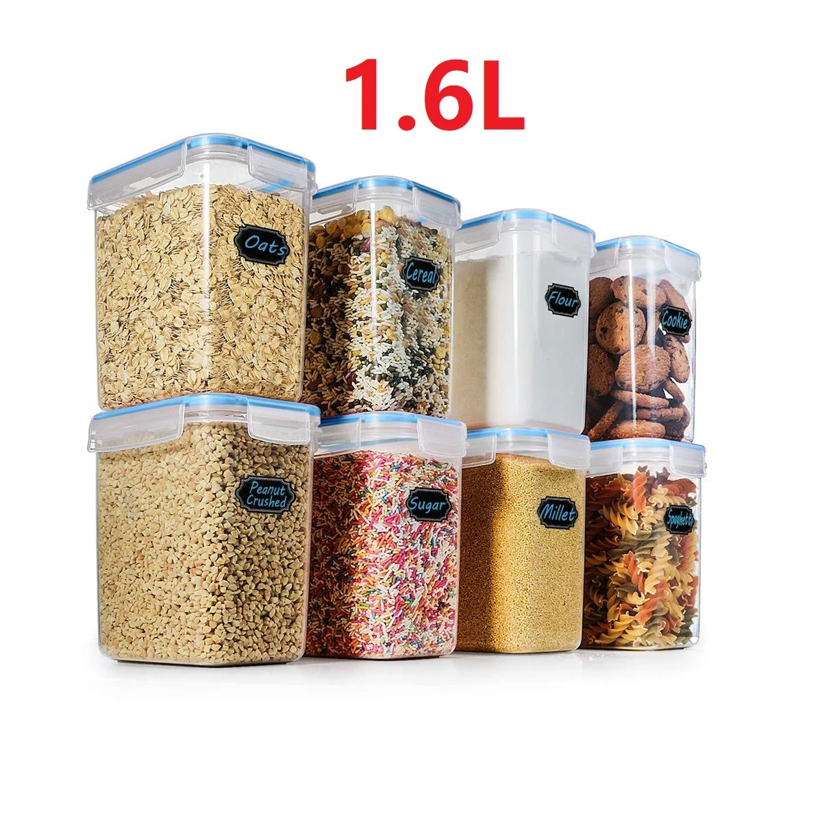 1.6l Small Capacity Storage Boxes Kitchen Plastic Storage Boxes Food