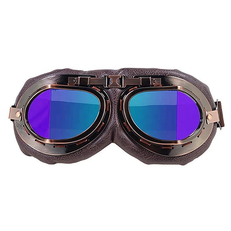Motorcycle Goggles Lightweight PC Frame Glass Lenses Motocross Cycling Skiing Fishing Outdoor Sport Eyewear