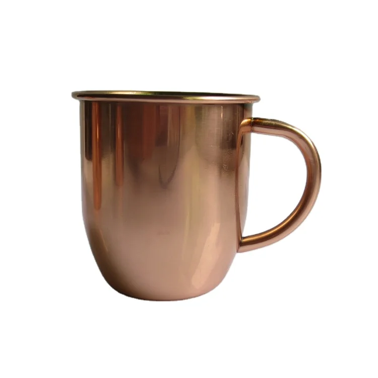 

Double wall copper water wine mug for beer cup, Customized color acceptable