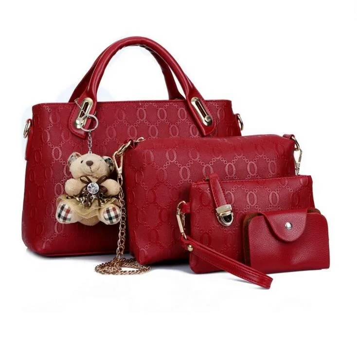 

Hot Sale Fashion PU Leather Composite Bags Chain Crossbody Shoulder Purse Wallet Bags