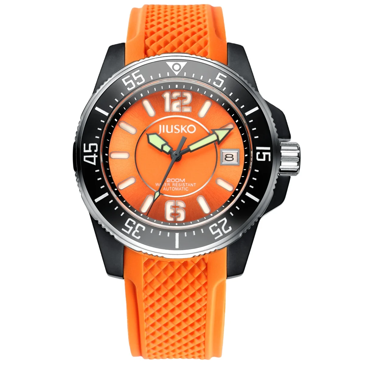 

Special Offer Automatic Movement Watch sapphire glass 200m waterproof silicone band watch