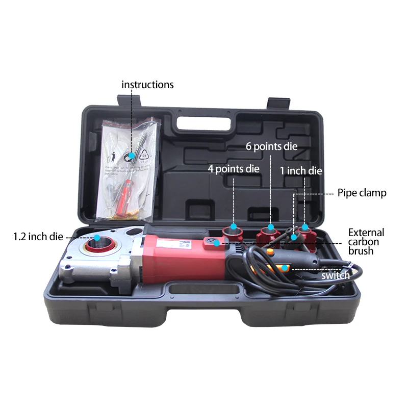 
ODE Electric steel hand pipe threader ridgid threader 