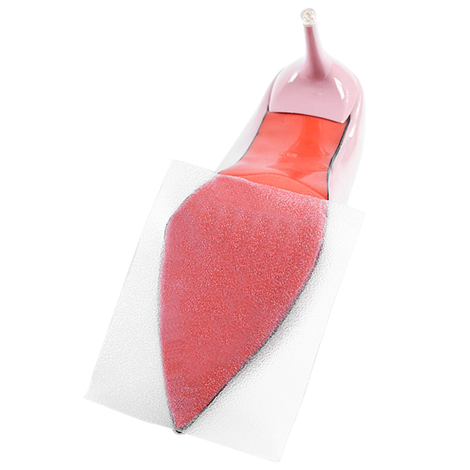 

Gloss Invisible Protective Film Sneaker Red Sole Protector, Clear/black/red