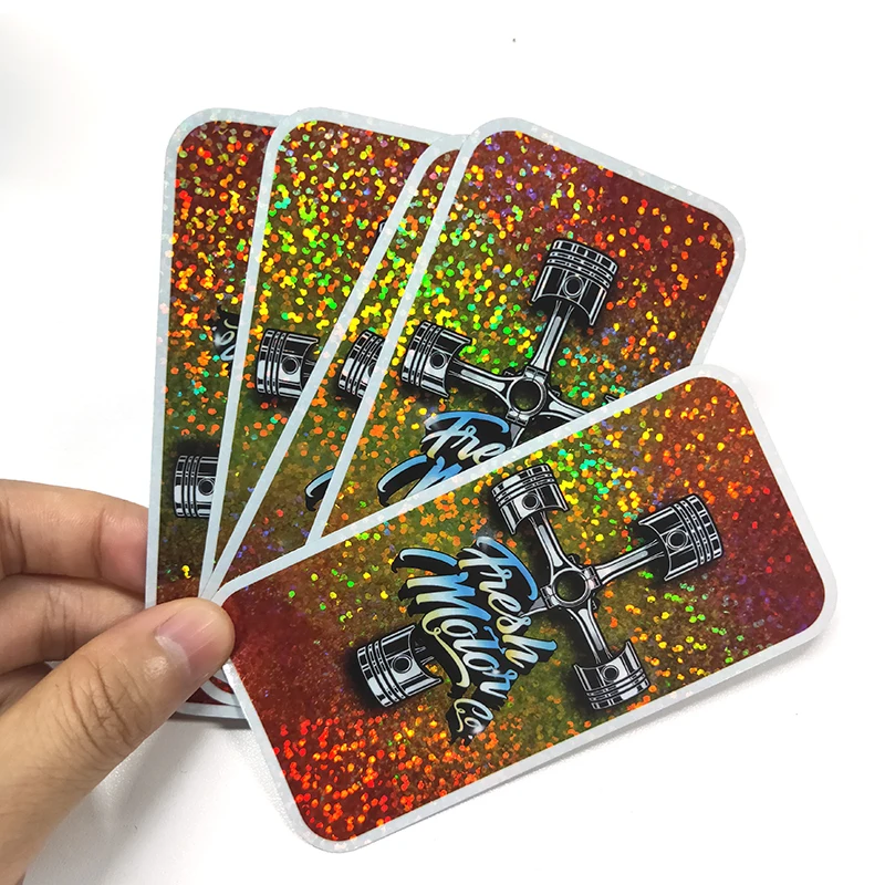 Customized Die Cut Hologram Sticker Sheet Holo Sparkle Sticker Buy