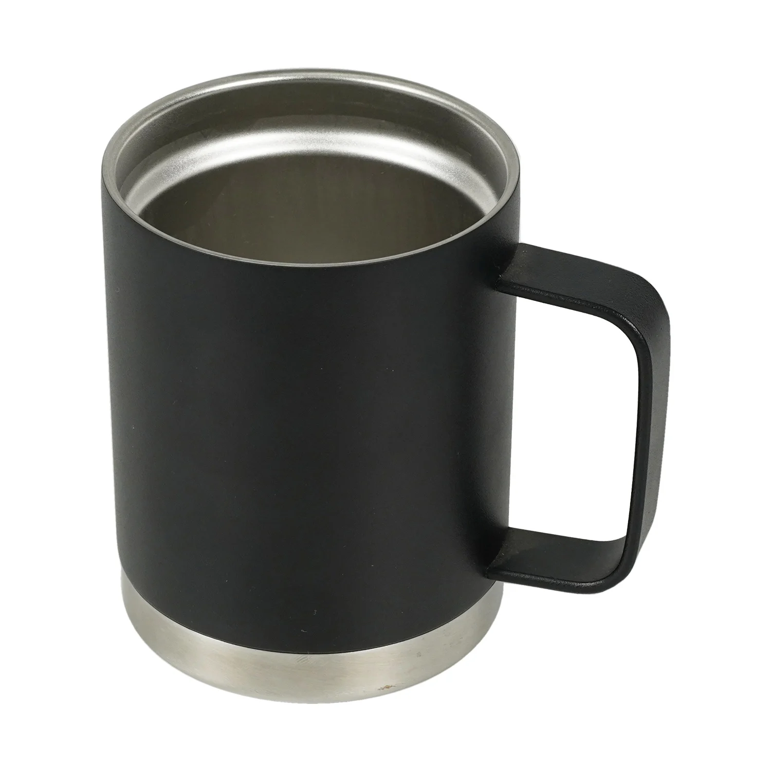 

12 OZ Custom Double Wall Vacuum Insulated Stainless Steel Travel Coffee Mug with Handle BPA Free Lid, Customized color