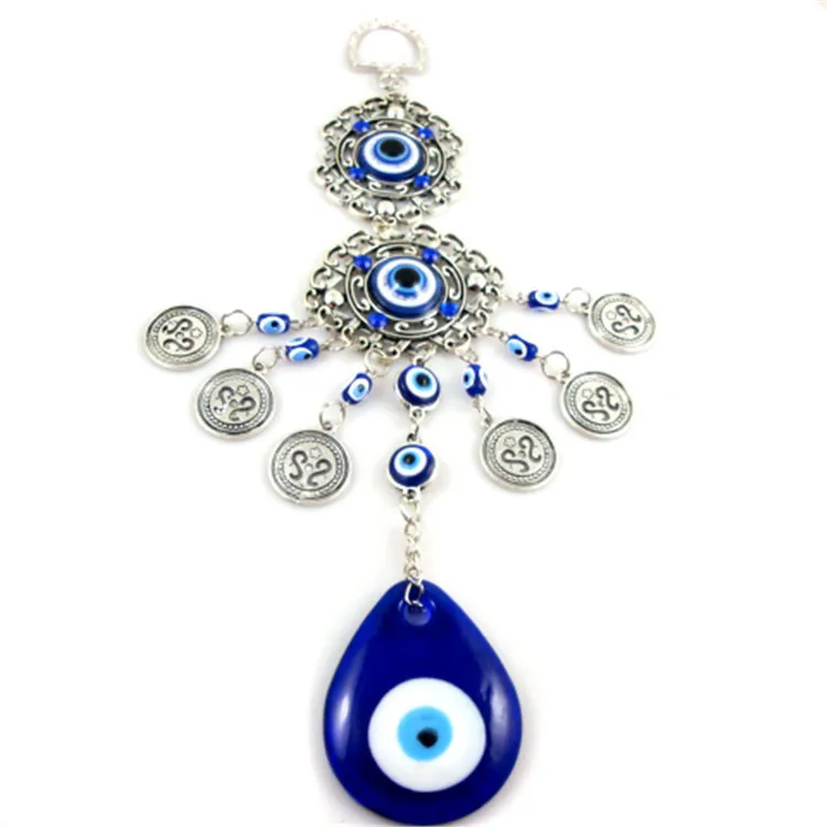 

Promotional Gifts Wholesale Custom Turkish Nazar Blue Evil Eye Gifts Wall Hanging Decoration Wall Balcony Decor