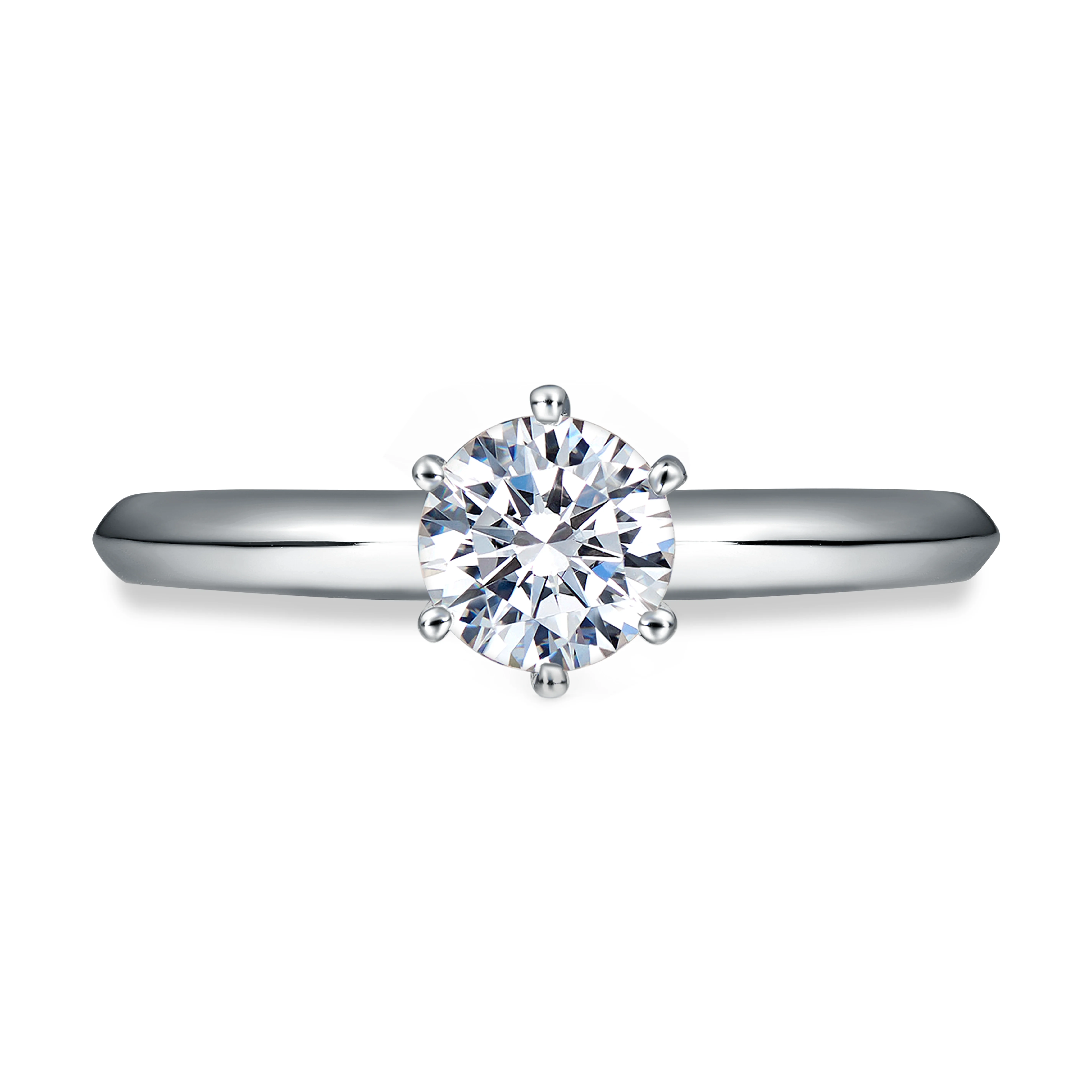 

0.6 ct wedding jewelry Six claws diamond rings