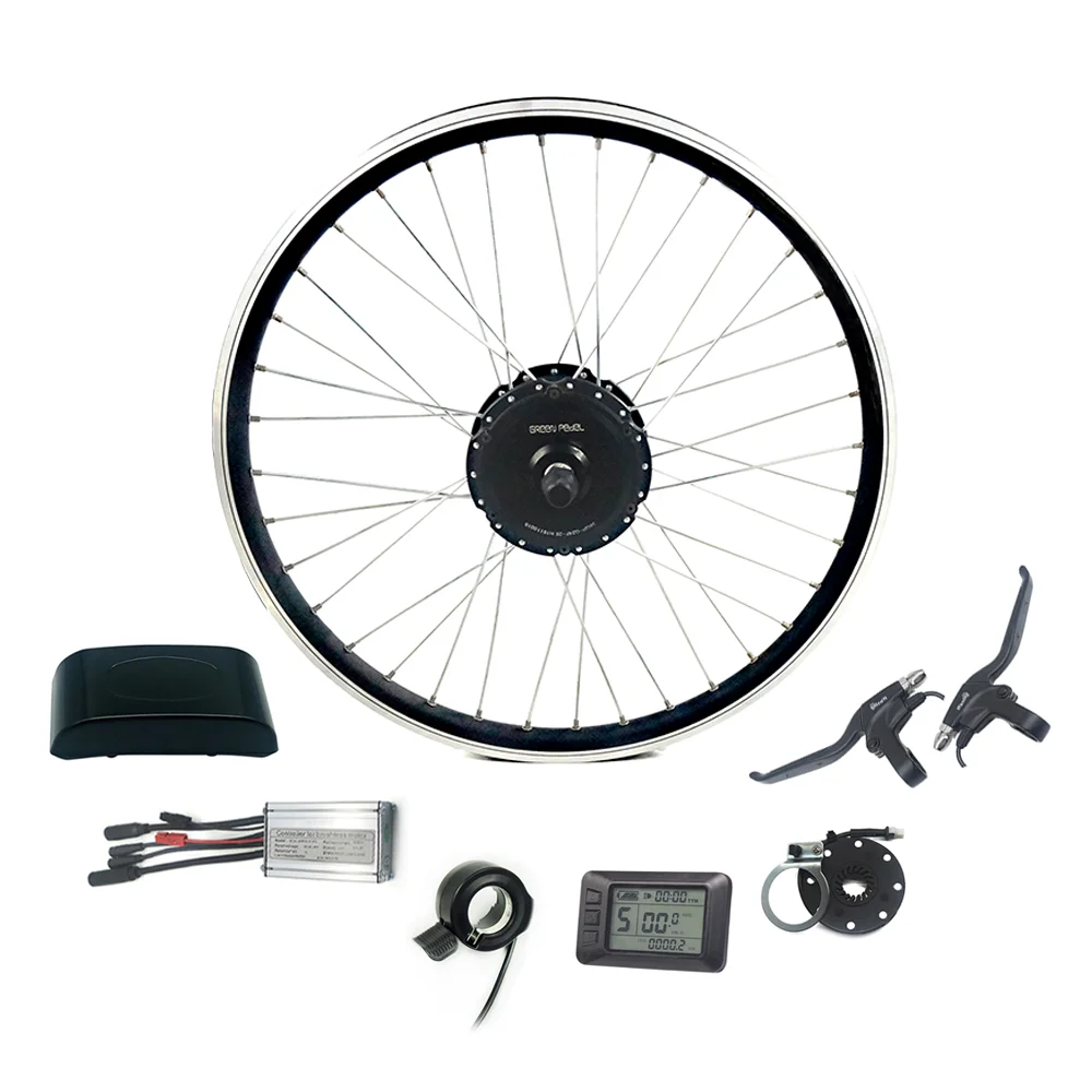 

Greenpedel ebike 27.5 28 29 inch 700c front wheel 36v 250w brushless hub motor electric bicycle conversion kit