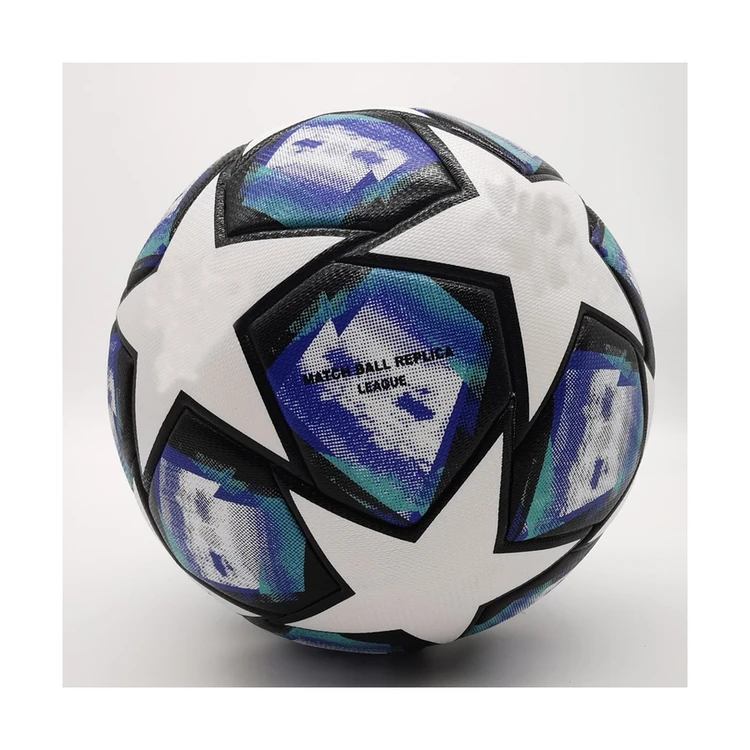 

Factory wholesale low price high quality blue training machine custom soccer ball