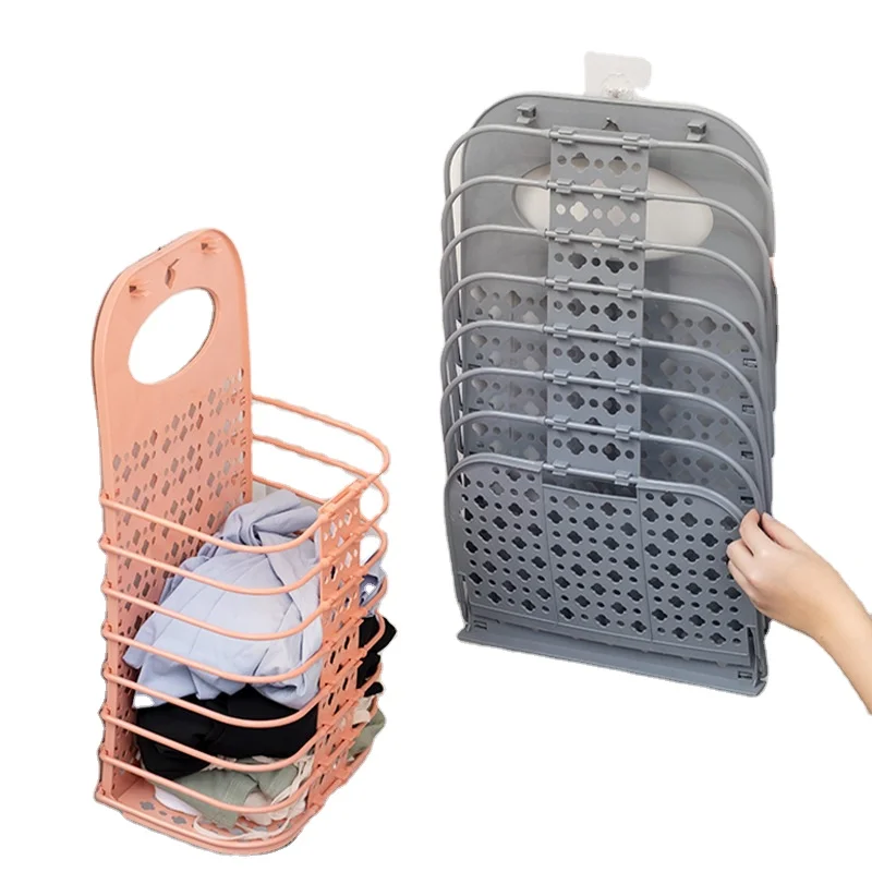 

Hanging wall foldable dirty clothes basket bathroom dirty clothes storage basket bathroom change clothes basket