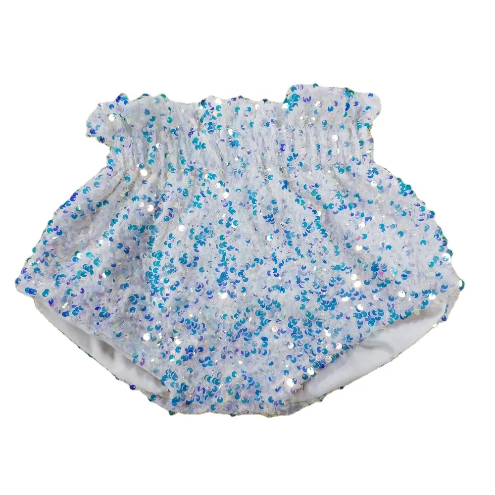 

2021 New Arrival comfortable soft girls sequin bloomies for babies sequin bummies customizable, #1,#2,#3,#4,#5,#6,#7,#8