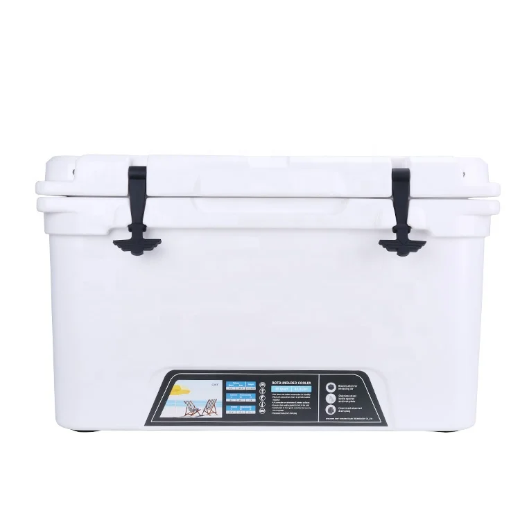 

Hot sell 45 QT hard cooler wholesale Hard ice chest Eco friendly Cooler Box for camping fishing ROTR serious, Red/blue/ customized