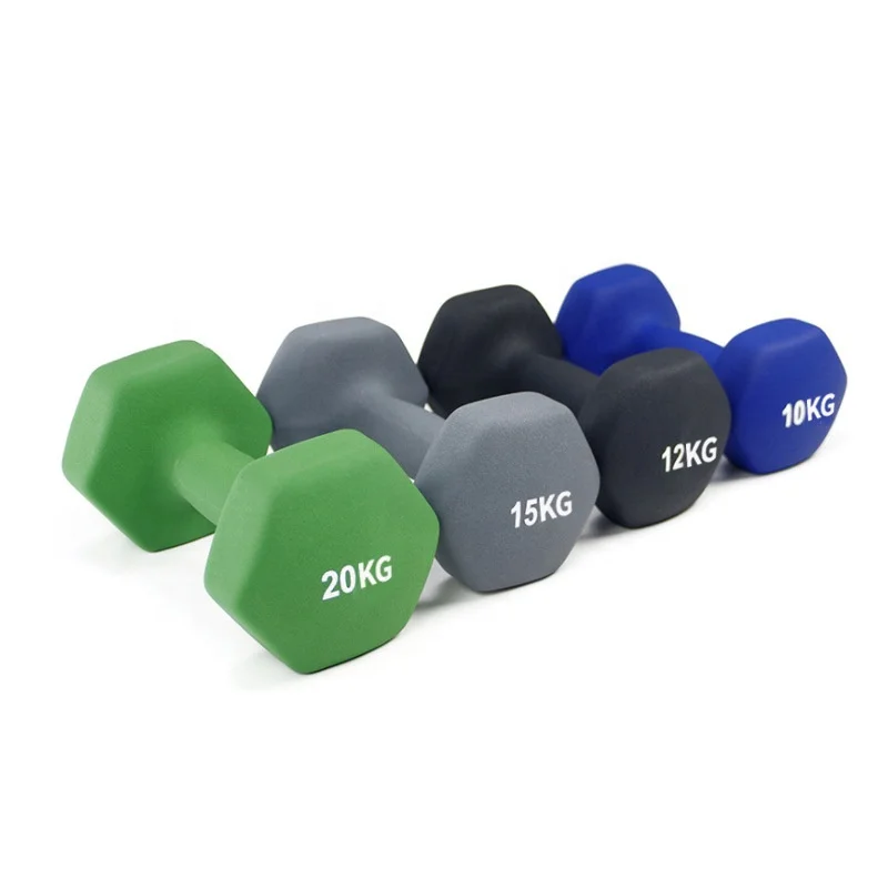 

Ready to Ship In Stock Home fitness/Gym vinyl coat hex head small dumbbell 0.5-10kg weights iron cast hexagon vinyl dumbbells, Black,purple,pink,blue,orange etc