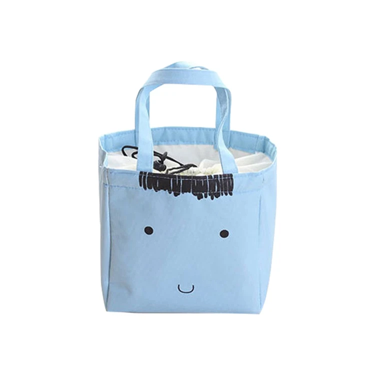 

most Fashion School office products Best Portable large cute waterproof thermal insulation lunch bag cooler bag CB-061, Blue bear, yellow cat, pink rabbit