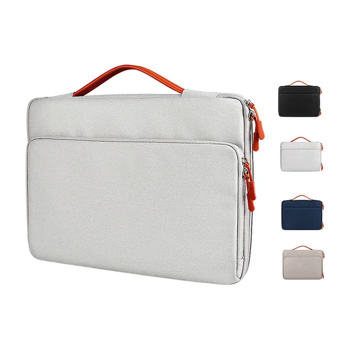 

high quality 13 inch Classic Slim custom luxury polyester recycled office laptop briefcase bag for computer