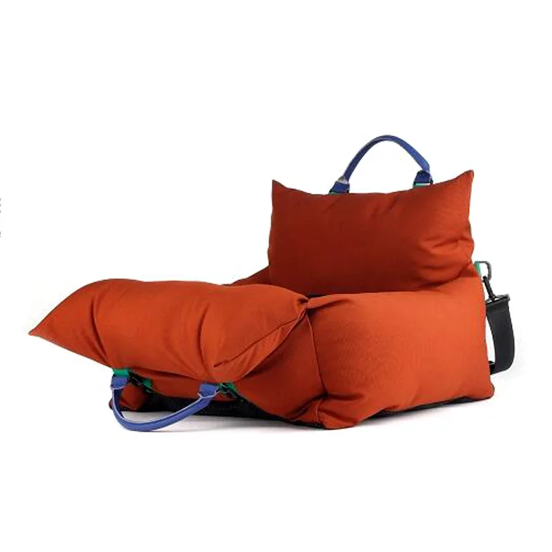 

Pet Beds Accessories Multi-color Luxury Travel Bed Dog Pet Car Seat Bed, As picture