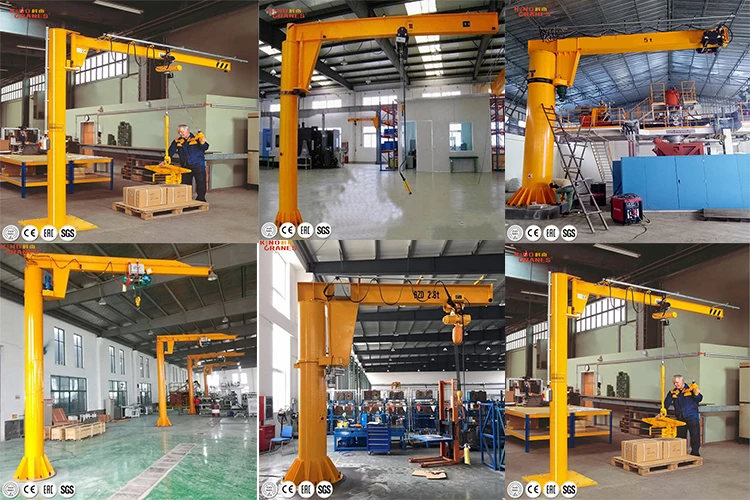 Rotating JIB cranes