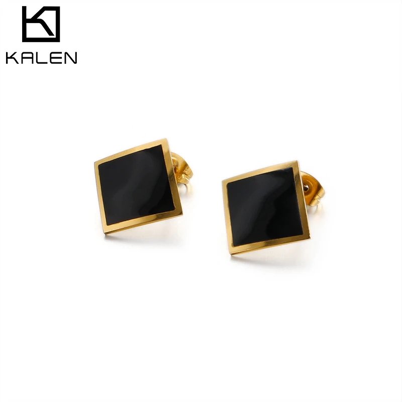 

Manufacturers Supply Customized Exquisite Party Earrings Women Modern Geometric Stud Earrings, Silver/gold/rose gold