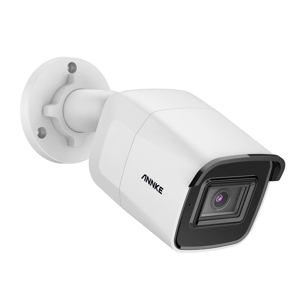

ANNKE Network H265 8MP weatherproof PoE IP Surveillance Camera 4K AI Human and Vehicle detection CCTV Camera with microphone