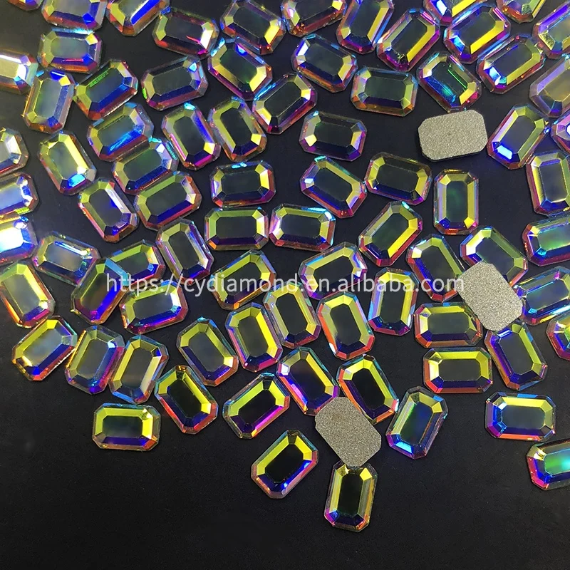 

Diamond Shaped Flat Back Rhinestones From China Octagon Non Hotfix Rhinestone