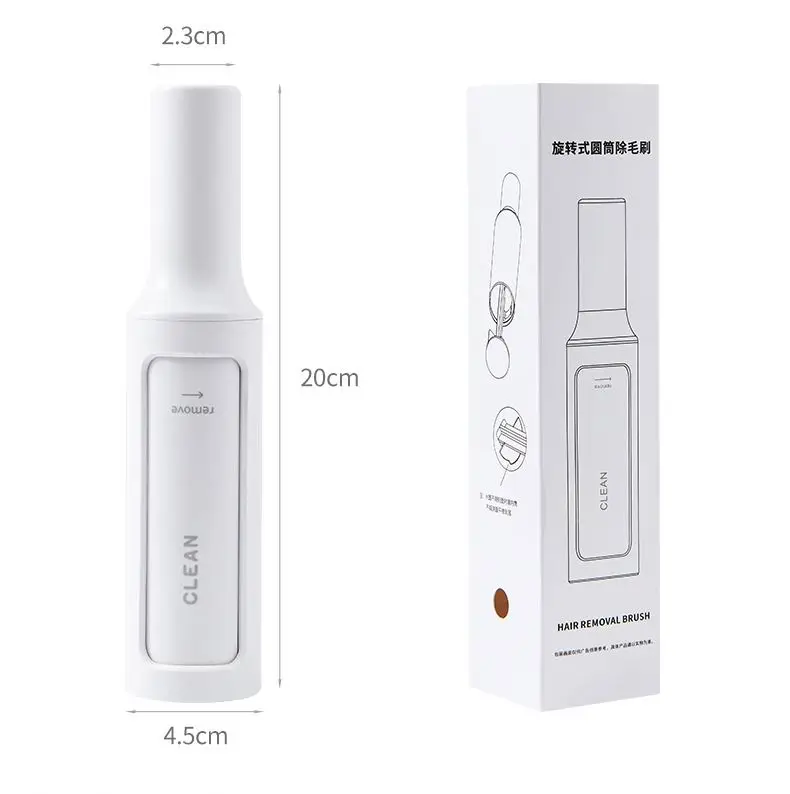 

Roller Hair Remover Brush Remover Sofa Clothes Lint Cleaning Brush Reusable Dog Cat Fur Roller Pet Hair Remover, As picture