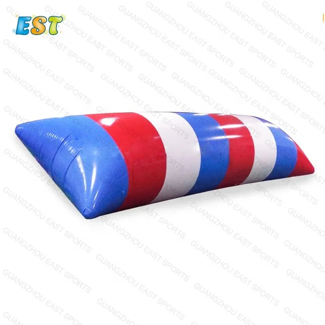 

Human Catapult Outdoor Inflatable Floating Jumping Pillow Water Blob Launch Pad, Blue, white, yellow, green,red, or at your request