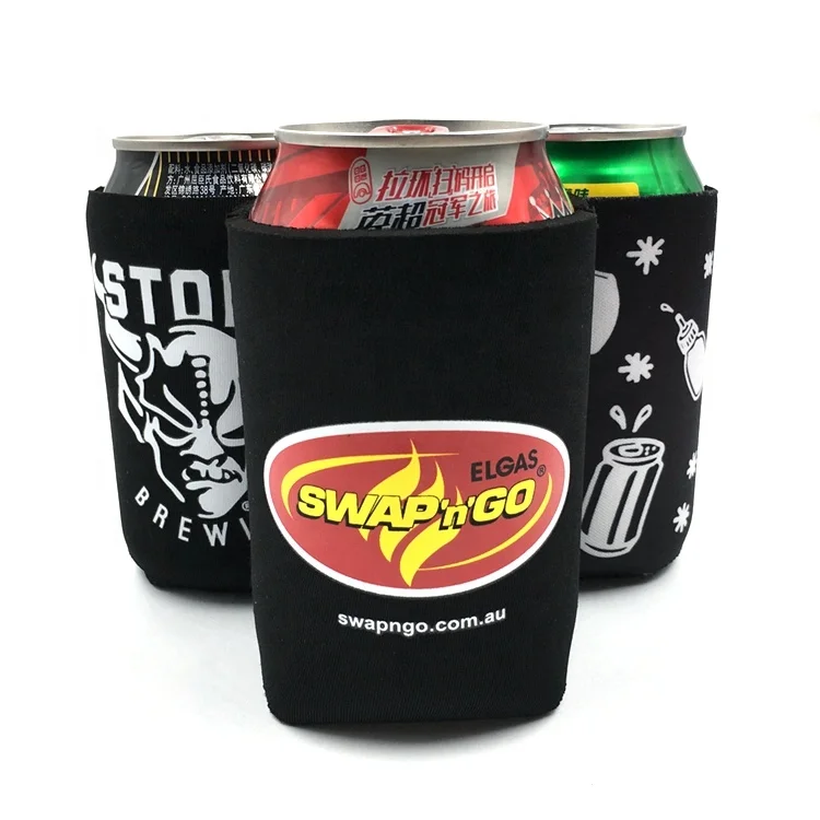 
Custom Neoprene Stubby Beer Bottle Can Cooler Holders Folding Collapsible Insulated Water Bottle Holder For 330ml Cans 