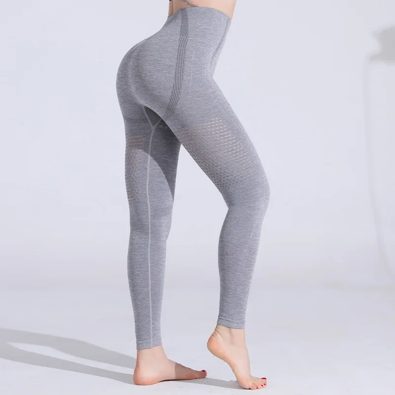 

Women Hip Lifting Yoga Pants High Waist Seamless Leggings Stretch Girls Tights Workout Sportswear Fitness Gym Bodybuilding Pants, 4 colors