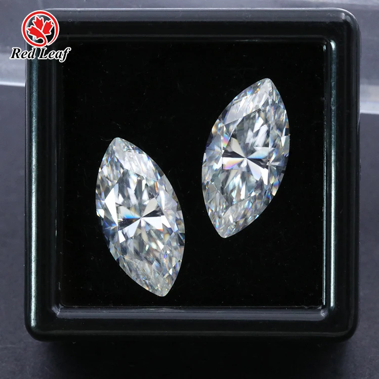 

Redleaf moissanite top quality marquise shape 3*6--5*10mm VVS1 D-color loose moissanite stone